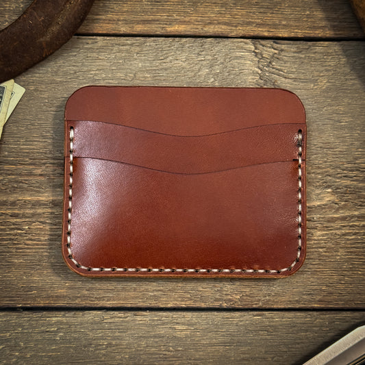 Minimalist Card Sleeve Wallet - Brown