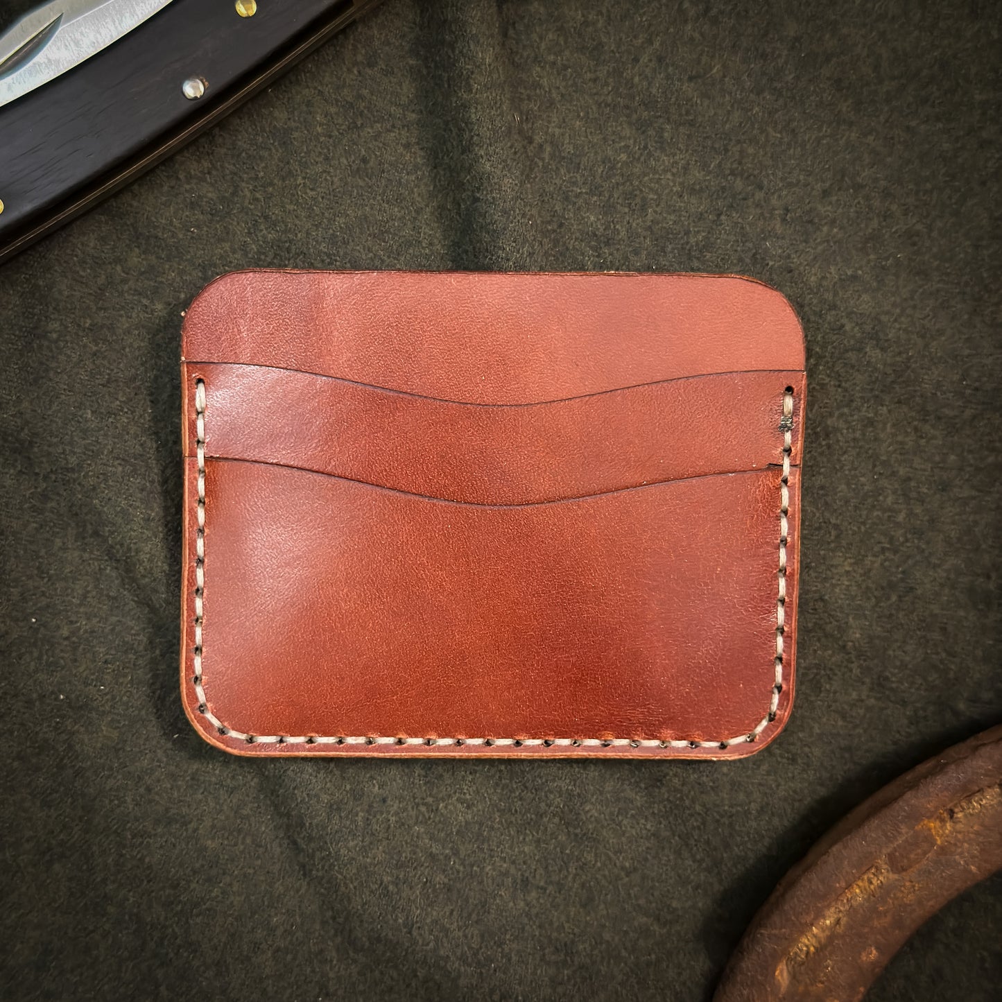 Minimalist Card Sleeve Wallet - Brown