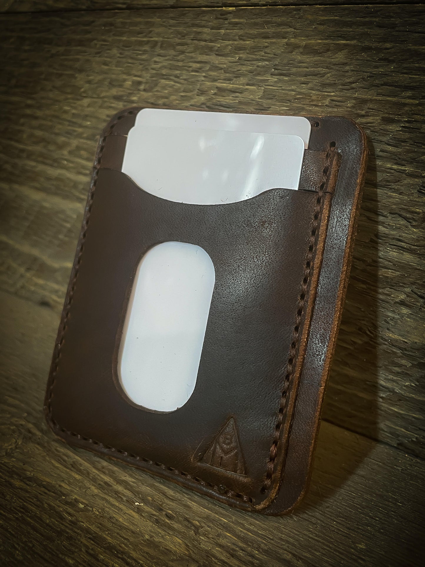 "The Aspen" Vertical Minimalist Card Sleeve Wallet