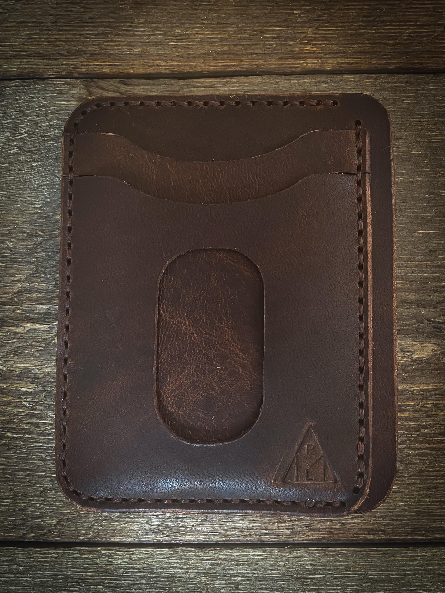 "The Aspen" Vertical Minimalist Card Sleeve Wallet